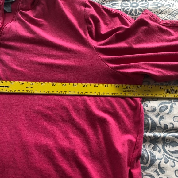 Liz & me Pink With Blue sz 3XL Athletic Stretch - Picture 5 of 7